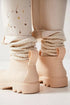 High Street Rain Boots - Free People - Parchment Beige